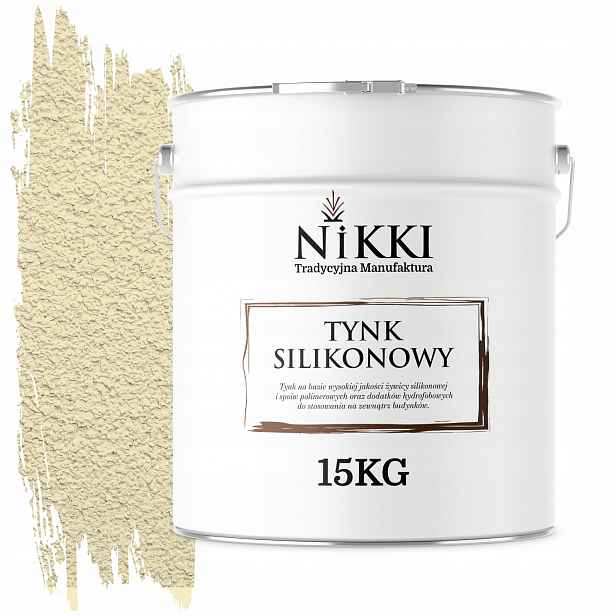 Silikonová Omítka Fasádní Žlutá Světlá F622 15KG Struktura Beránek Zrno 1.0mm