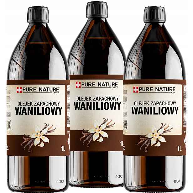 Vanilkový Olej Na Difuzérové Svíčky 100% Čistý Velmi Intenzivní 3x1L (3L)