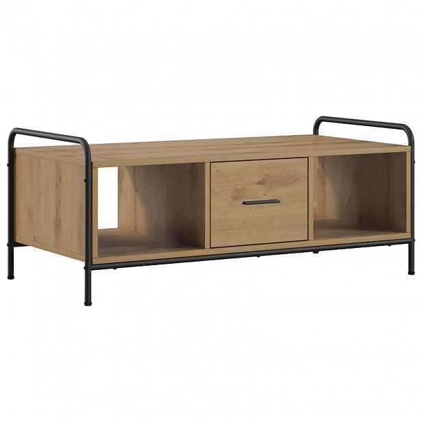vidaXL Konferenční stolek Dub artisan 99,5 x 49 x 41 cm
