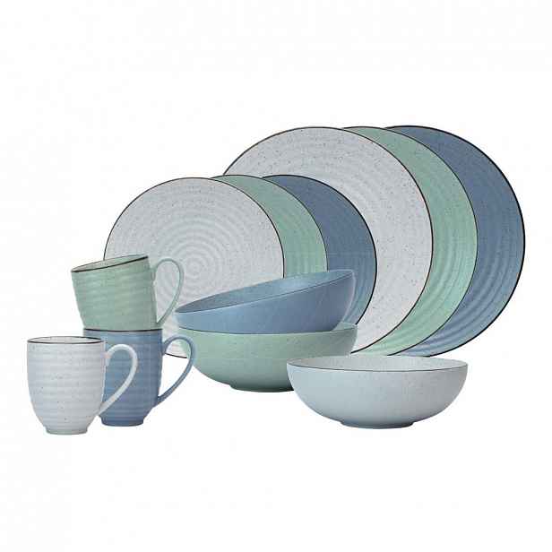 XXXLutz KOMBINOVANÁ SOUPRAVA, 24dílné, porcelán Landscape - Kolekce nádobí - 0056530102