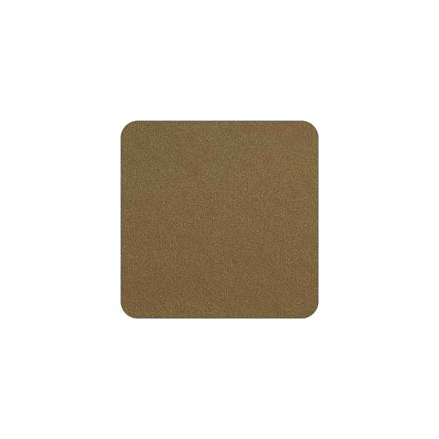Sada 4 ks podtácků z imitace kůže 10x10 cm SOFT LEATHER ASA Selection - hnědá