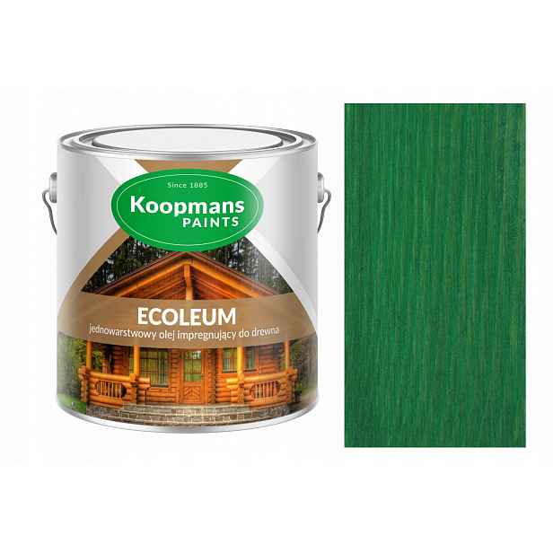 Koopmans Ecoleum Impregnační Olej Na Dřevo 2,5 L 206 Zelený