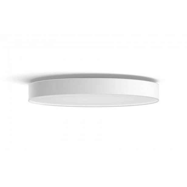 Philips Hue Smart osvětlení - Chytré stropní LED svítidlo, průměr 55 cm, 48 W, stmívatelné, s ovladačem, bílé světlo, bílá 915005997001