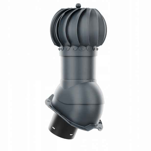 Rotační krb Rotoline profil T18 fi 150 mm kulatý antracitový