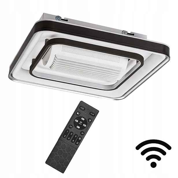 Stropní svítidlo s ventilátorem Lampowentylator WiFi Led 50W dálkový ovladač Aireon