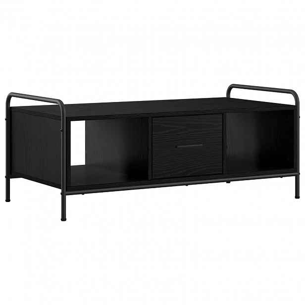 vidaXL Konferenční stolek Černý dub 99,5 x 49 x 41 cm Kompozitní dřevo