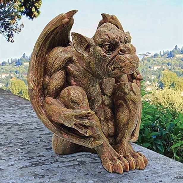 Zahradní figurka Chrlič toskánská střežte svůj domov