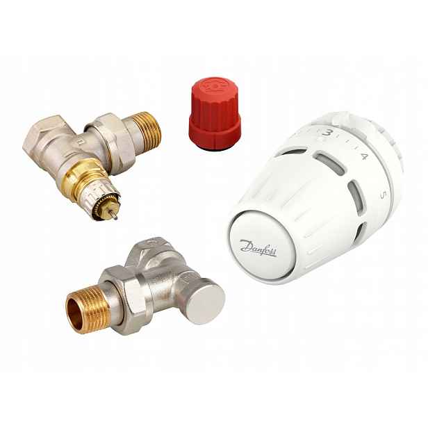 Danfoss termostatická sada Regus Ra-n Rlv-s DN15 úhlová 015G5303