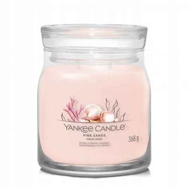 Yankee Candle Pink Sands střední sójová svíčka se dvěma knoty 368 g