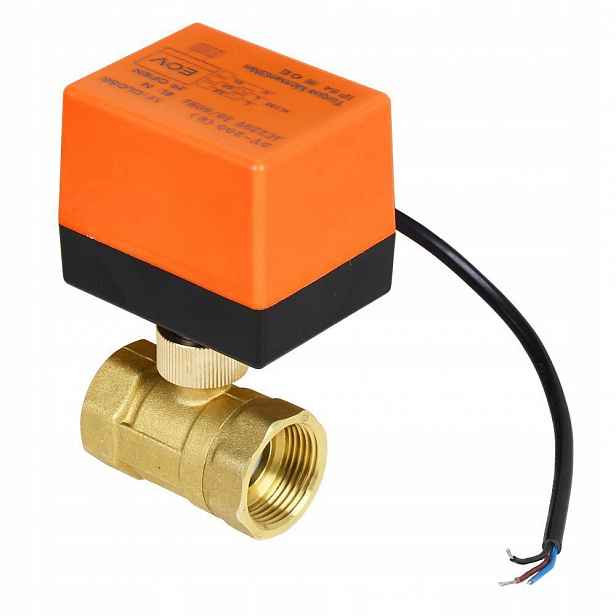 1PALCOVÝ Kulový Elektroventil S Pohonem 220 V DN25 Vodní Pohon