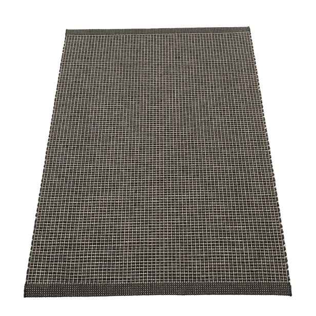 Antracitový vnitřní a venkovní koberec 70x120 cm Emm Black Linen – Pappelina