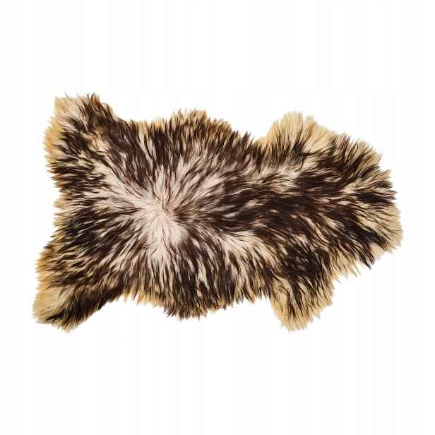 Horská ovčí kůže „černý Muflon“ – 90 cm (Jehněčí) 100% přírodní!