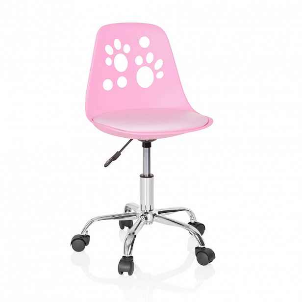 MID.YOU OTOČNÁ ŽIDLE PRO MLÁDEŽ, pink