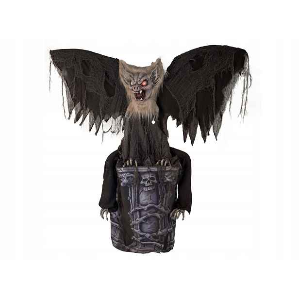 Náhrobek Demon netopýr Halloween 146 cm upír