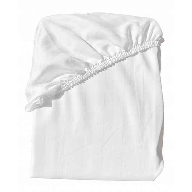 Prostěradlo Damašek 2 cm, gumička 180x200x35 80% Bavlna Vysoká