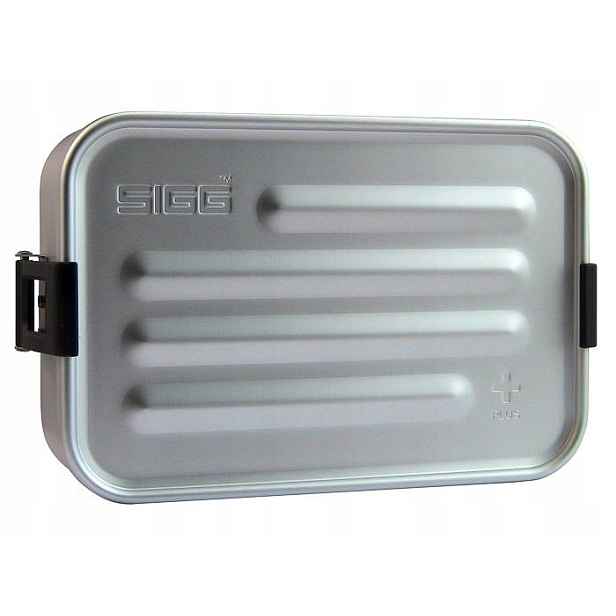 Sigg Krabička na potraviny Plus S Alu 0,9 l Lunch Box z hliníku s přihrádkou