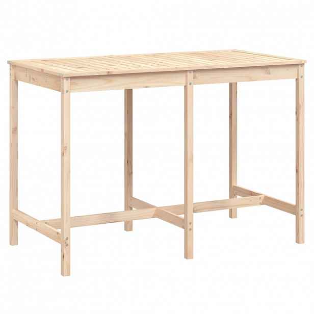 vidaXL Zahradní stůl 159,5 x 82,5 x 110 cm masivní borové dřevo