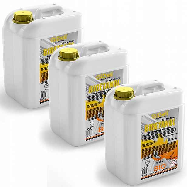 Bioetanol do krbu 3x 10 l bezzápachové biopalivo