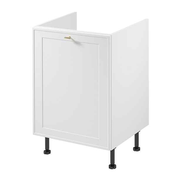 Dřezová skříňka SALERNO - šířka 60 cm, bílá, levé provedení