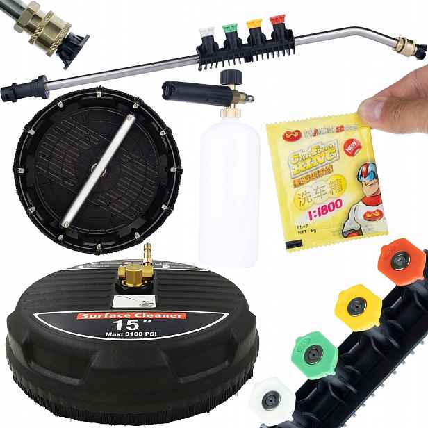 Kartáč T-racer Karcher Závit 1/4" Lanka Trysky Pěnovačka Aktivní Pěna