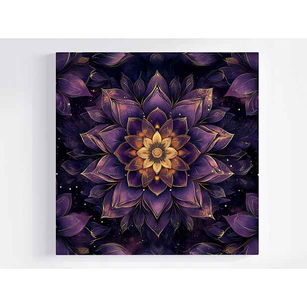 Obraz Na Plátně Mandala Harmonie Zen Meditace Energie Květina 50x50