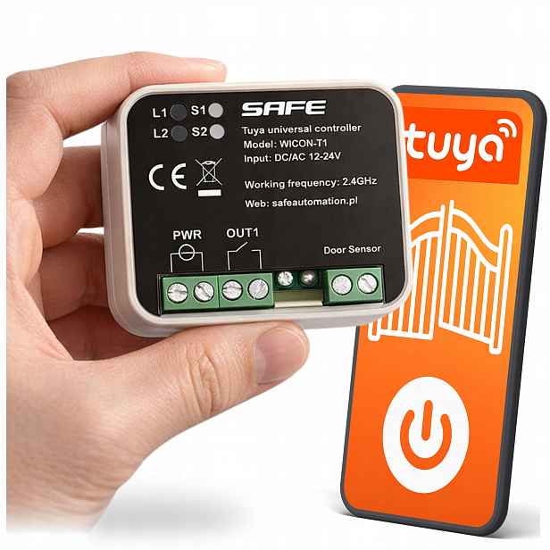 Tuya Ovladač Wifi 10 V 1 Wifi Univerzální Brána 12-24 V Dc/ac