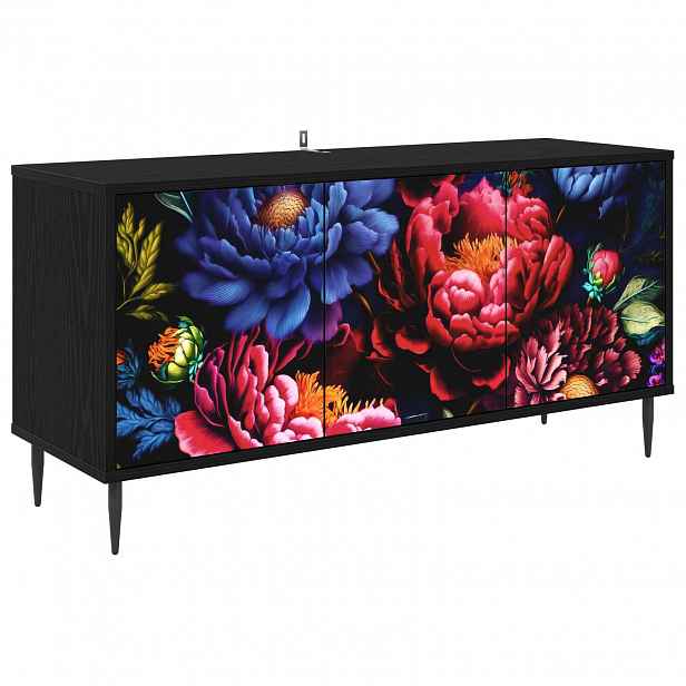 vidaXL Televizní skříň KIEL 102 x 33 x 51 cm Černý dub