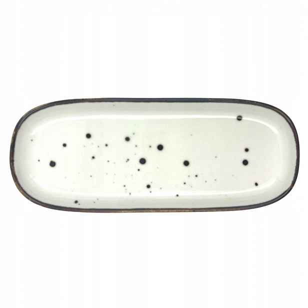 Alumina Bogucice Cottage White obdélníková mísa 36x13 cm