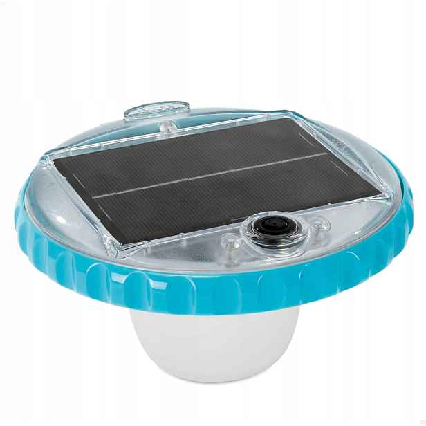 Intex Solární Led do bazénu lampa Ø16,8 cm – Plovoucí, Bílá
