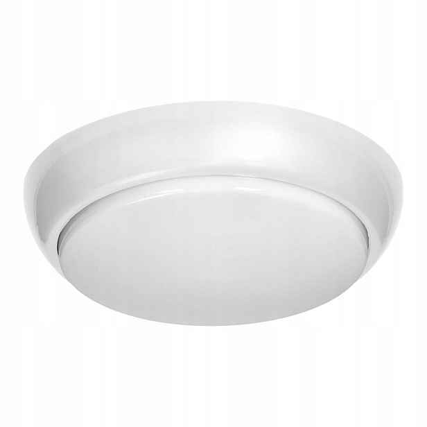 Koko svítidlo, 2xE27 s mikrovlnným senzorem pohybu, 2x40W, bílá-polypropyl