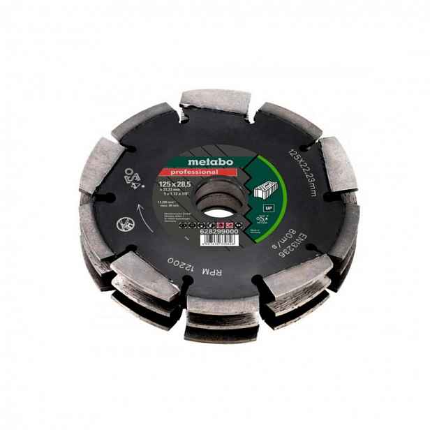 Metabo - Diamantový frézovací kotouč na zdivo, 125x22,23 mm 628299000
