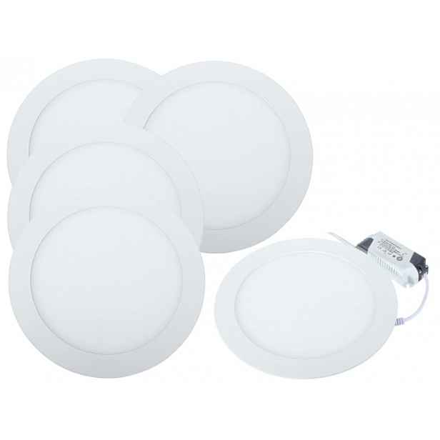 Sada stropních svítidel Halogen Led Slim 12W 5x