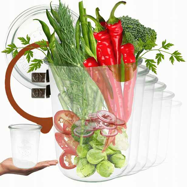 Sklenice Weck 850 ml na okurky Mold sada 12 Ks Kompletní zavařeniny