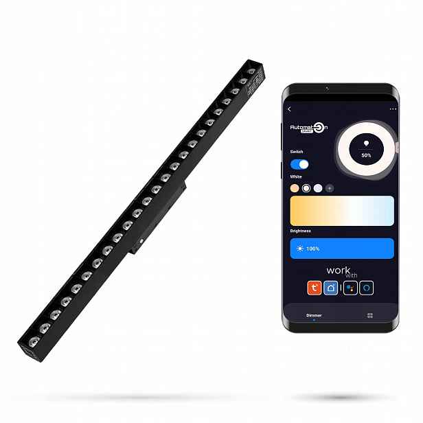 Lineární Led reflektor 2.4GHZ Grille 24W Smart Track 48VDC