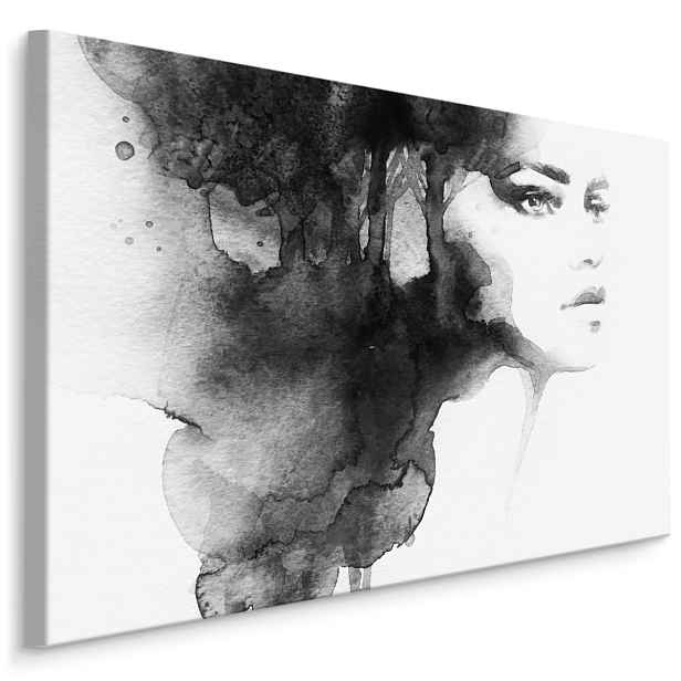 MyBestHome BOX Plátno Černobílý Portrét Ženy Varianta: 100x70