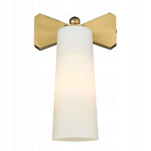 Nástěnná Lampa Cosmo Light Bow E14 40W Zlatá kovová skleněná