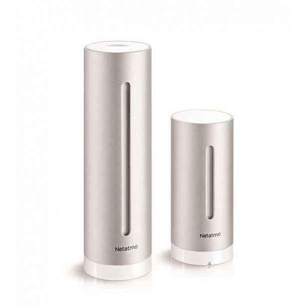 Netatmo - Meteorologická stanice Smart Home Weather Station, stříbrná NWS01-EC