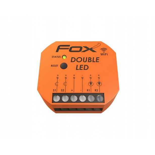 Wi-Fi ovladač pro dvoukanálové Led osvětlení 12 V Double Led WI-LED2S2-P