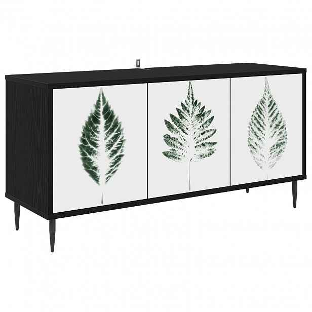 vidaXL Televizní skříň HANAU 102 x 33 x 51 cm Černý dub
