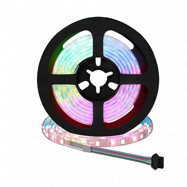 vidaXL LED pás 2 ks Černá a průhledná Měď a plast