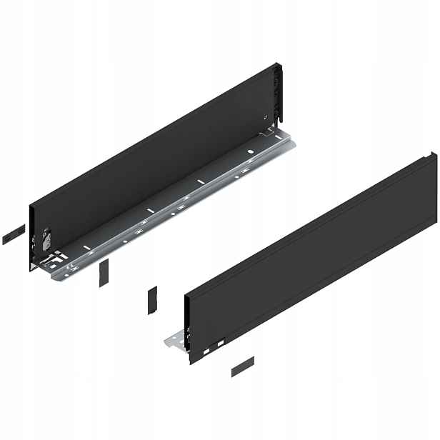 Blum 770K5502S BokLEGRABOX, výška K, délka 550 mm, černý mat