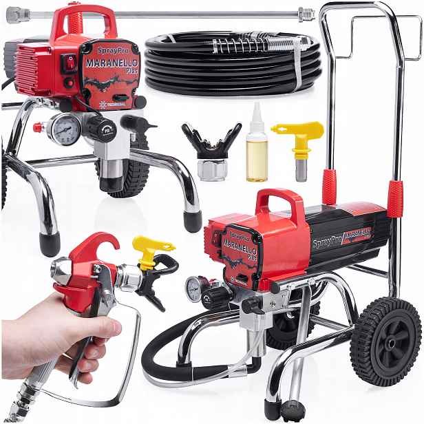 Hydrodynamický Pístový Malířský Agregát Maranello 2,4 L/min 2000 W Hadice 13 M