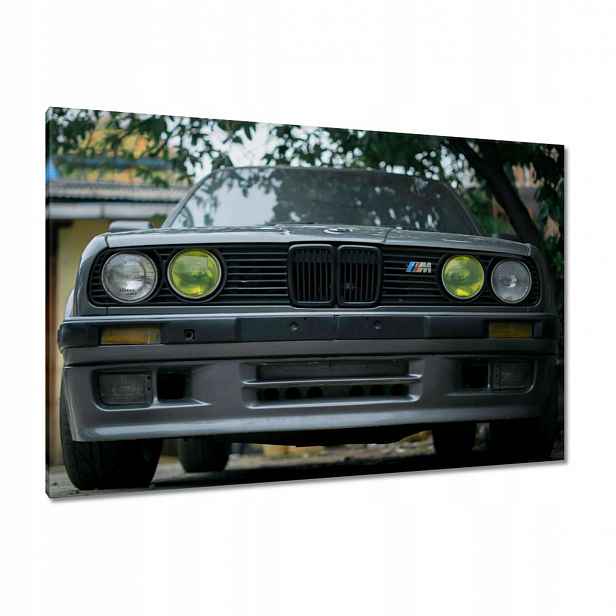 Obrazy 120x80 Šedé auto Bmw