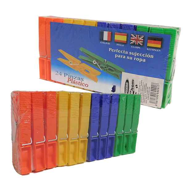 PROHOME - Kolíčky na prádlo barevné 24ks