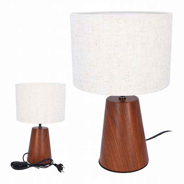 Noční Lampa klasická v boho stylu béžová, stojací lampa na komodu