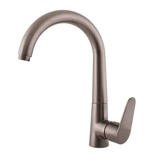 AMUR - Dřezová baterie, Metal Grey - kartáčovaná, AM719.0MGK, RAV Slezák - připojení 3/8"