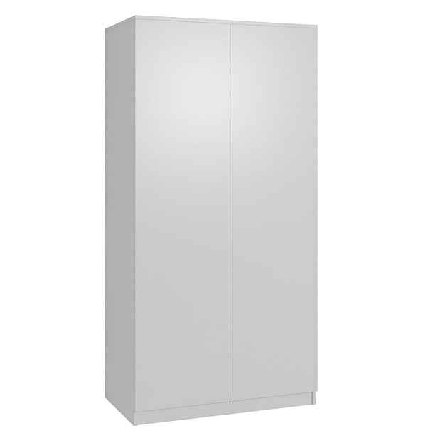 Beautysofa SKŘÍŇ S OTOČNÝMI DVEŘMI Classic se 2 dveřmi, bez zásuvek, 90 cm, bílá