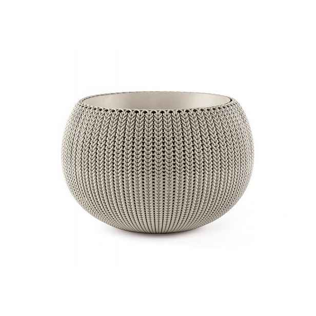 Keter COZIES KNIT 41290 Květináč - písková