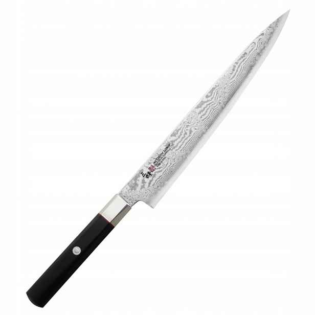 Mcusta Zanmai VG-10 Splash Japonský Nůž na filetování Sujihiki 61 Hrc 24 cm