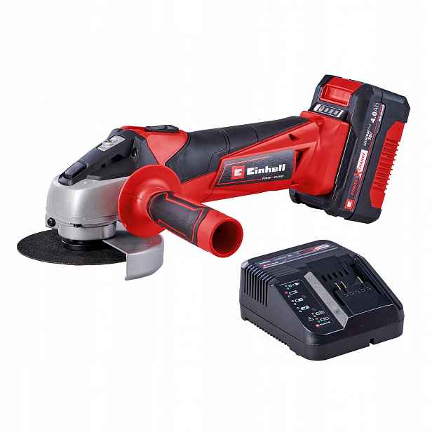 Úhlová Bruska 115 mm 18 V Akumulátor 4,0 Ah Tc-ag 18/115 Einhell